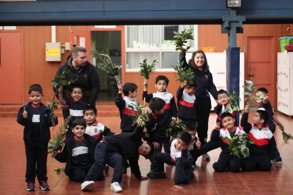 Conmemoración del Domingo de Ramos en la Escuela.