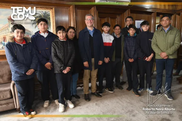 Visita al alcalde de nuestra comuna.