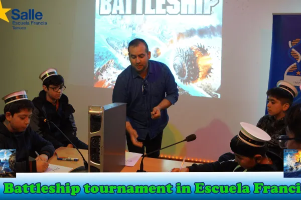 Battleship tournament in Escuela Francia. 