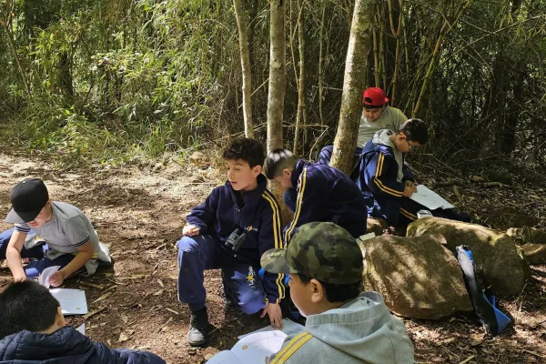 Salida pedagógica al cerro Pumalal con la fundación el Bosque.