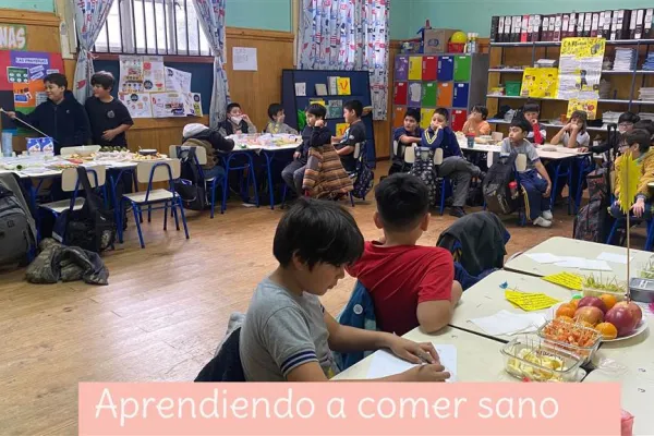 Aprendiendo a comer sano, 3° Básico.
