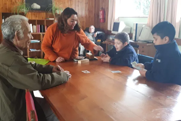 Acción solidaria:  Visitas periódicas al Hogar de Ancianos Ntra. Señora del Carmen