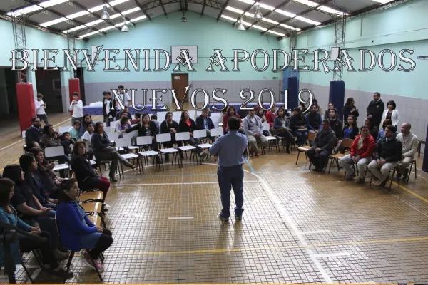 Bienvenida a padres y apoderados nuevos